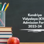 KVS Admission Form 2023-24