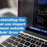 import statement module error